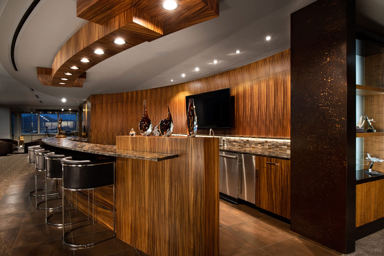 Modern wood online bar