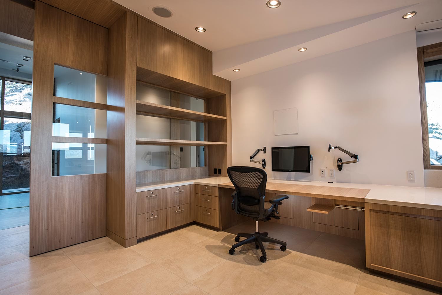 Custom Office Woodworking