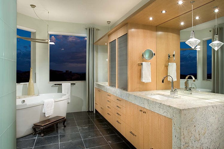 Custom Bathroom Vanities Linear Fine Woodworking Phoenix AZ